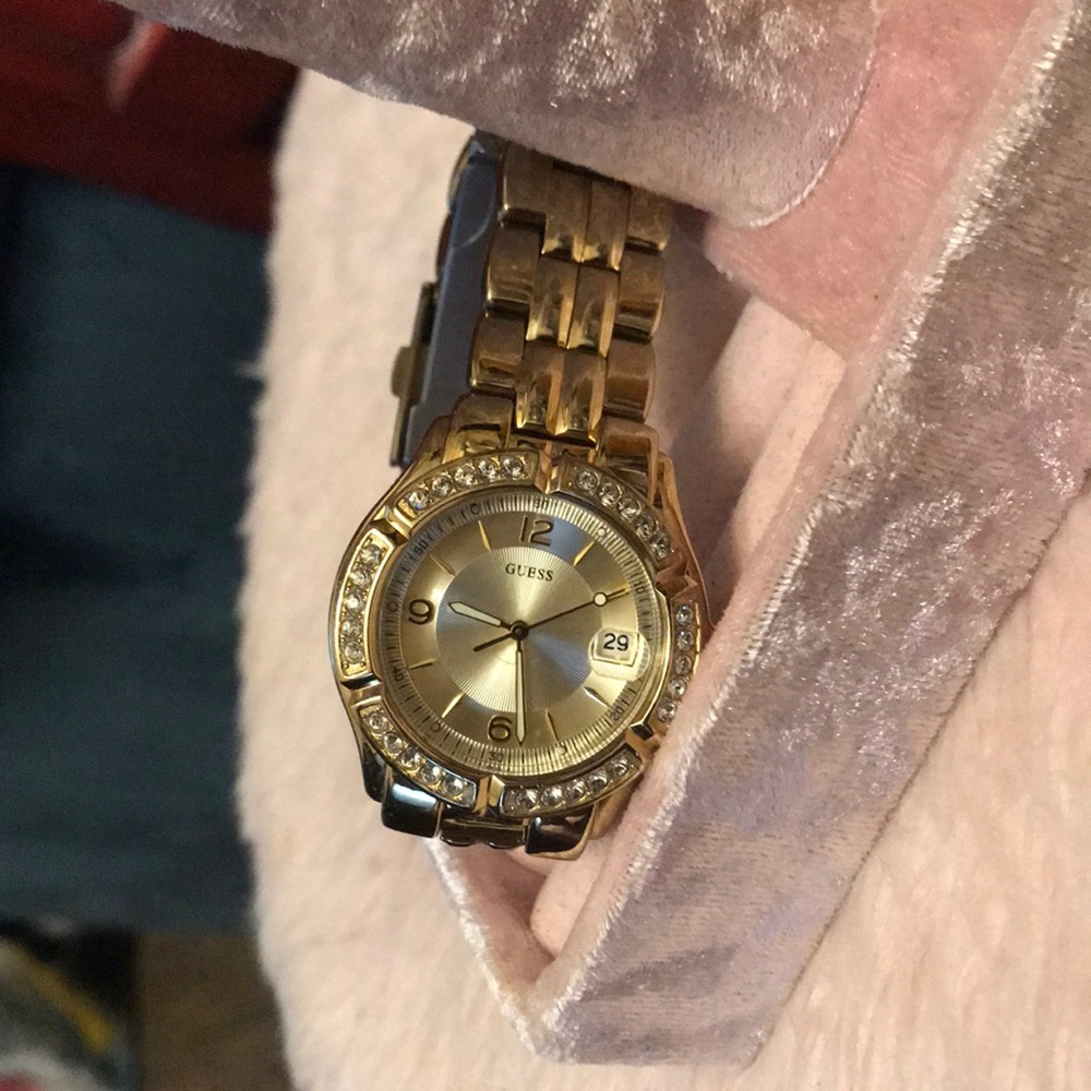 Guess gold watch